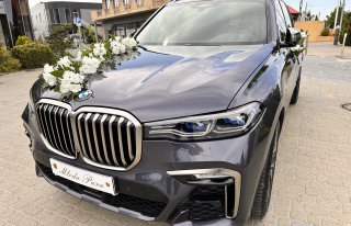 BMW X7 M50D LUB BMW 750LD Luksusowa Limuzyna VIP Auto do ślubu
