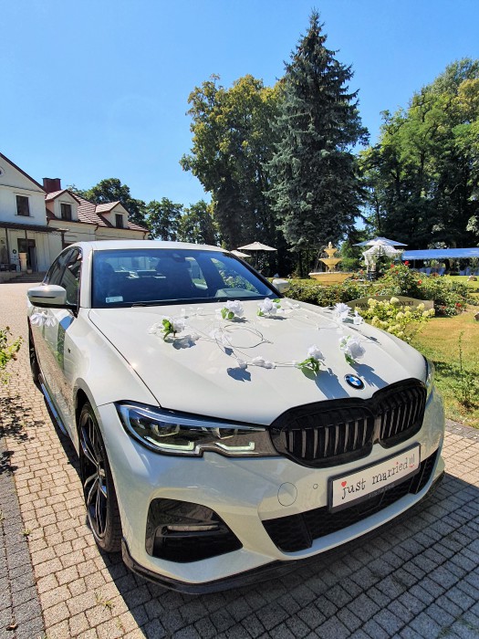 Luksusowe białe BMW do Ślubu! Najnowszy model! Auto do