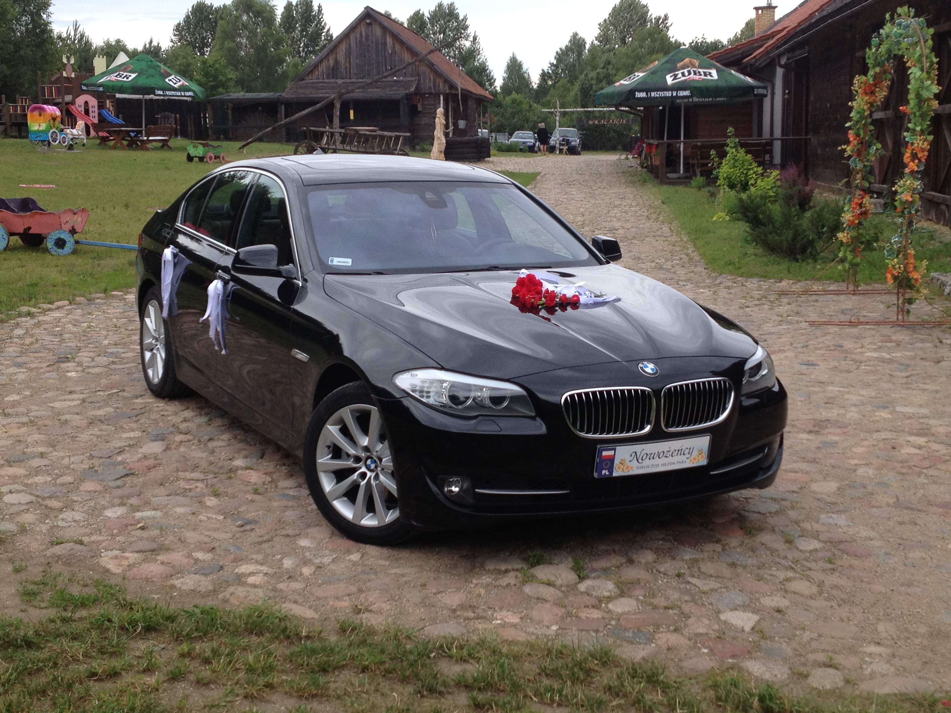 Nowe BMW F10 na wynajem Auto do ślubu Białystok