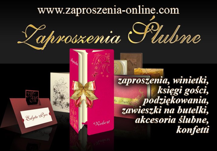 Zaproszenia ślubne Forum Design Cards Siedlce Zaproszenia ślubne