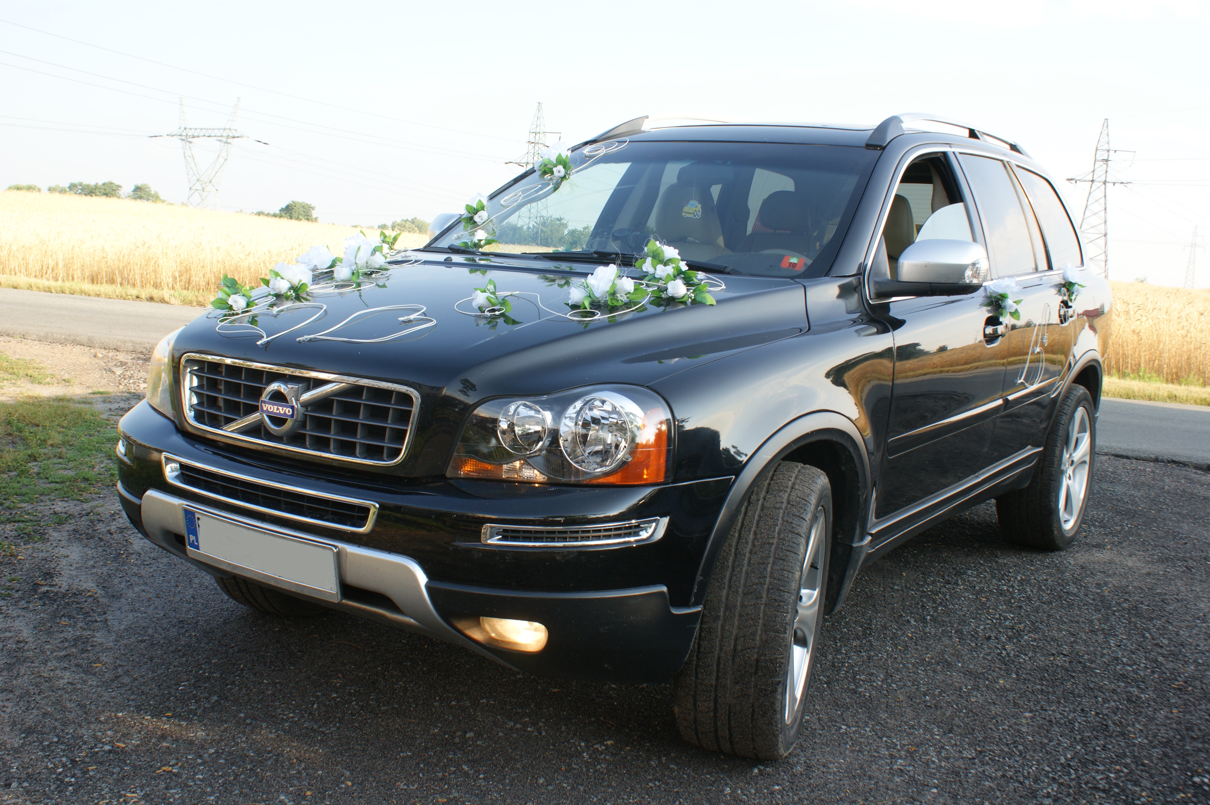 Limuzyna Volvo XC90 Czarny, 7 miejsc Auto do ślubu Konin