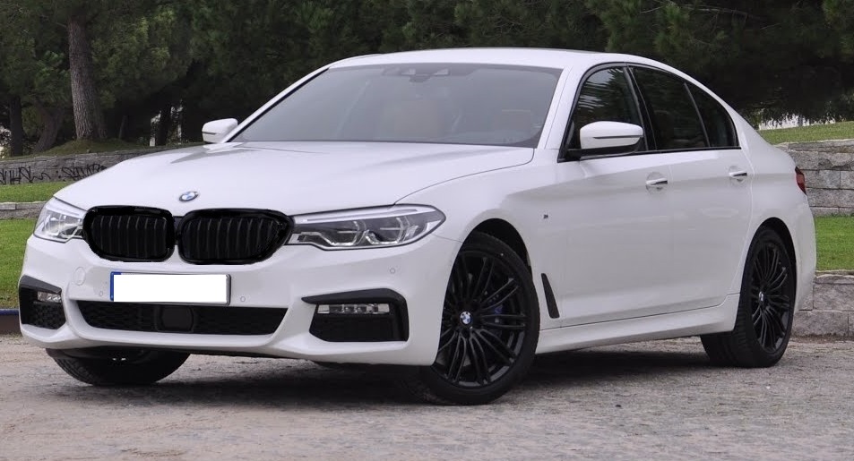 Najnowsze BMW G30 M biała białe do Ślubu Ciechanów ,Mława