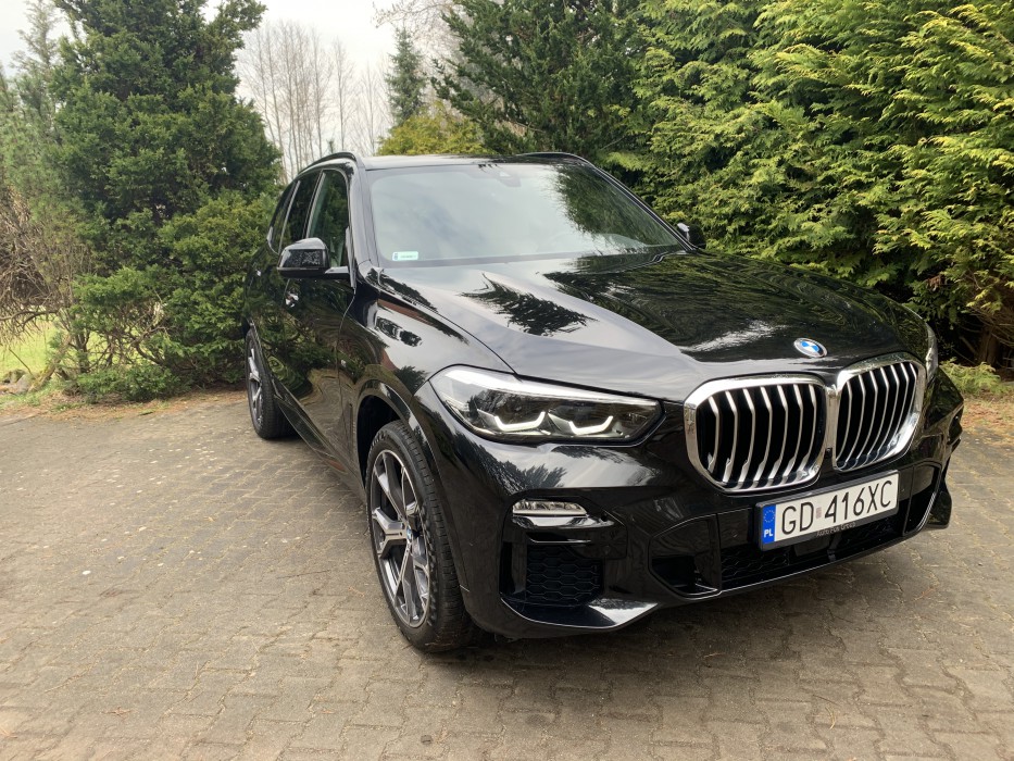Nowe Czarne BMW X5 MSport * BIAŁY SKÓRY * Auto do ślubu