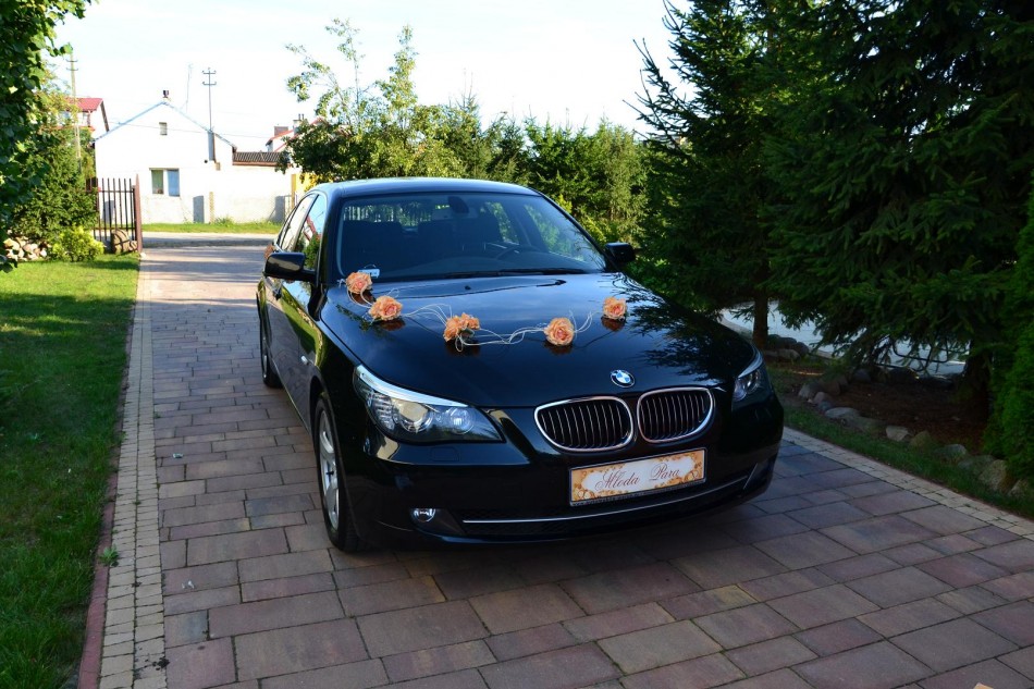 Czarne BMW 5 e60 LIFTING zawiozę do ślubu Auto do