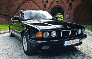 Auto do ślubu - BMW E32 750iL V12 - KLASYK 