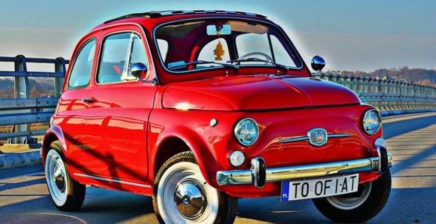 Retro FIAT 500  - Busko-Zdrój