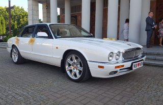 Jaguar XJR - śnieżnobiały kot, sport i elegancja