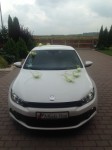 Biały Volkswagen Scirocco Wrocław