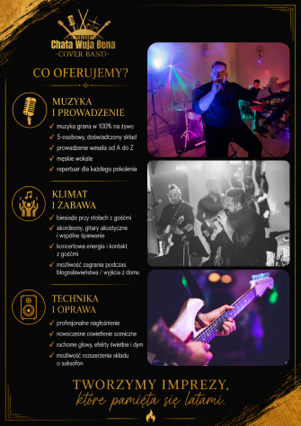 CHATA WUJA BENA – zespół na żywo | biesiada | wesele z energią 🔥 Olsztyn