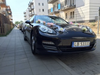 Porsche Panamera do ślubu Warszawa Biała Podlaska Białystok Lublin