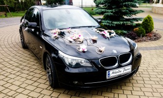 BMW E 60 CZARNA LIMUZYNA DEKORACJA GRATIS Końskie
