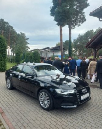 Białe Audi A6 Auto do ślubu Samochód na ślub wesele  Zielona Góra