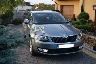 Skoda Octavia III - wynajem do ślubu Radom