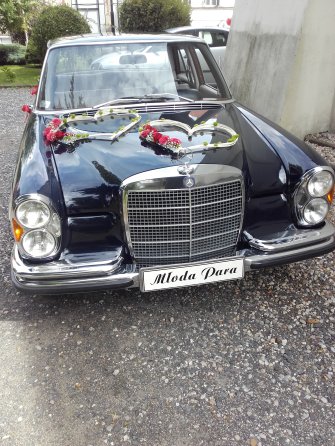 Auto do ślubu Mercedes retro Gryfów Śląski