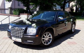 Chrysler 300C - śnieżnobiały i czarny Sosnowiec