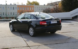 czarne AUDI A6, jasne wnętrze Mielec