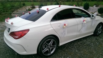 Samochód do ślubu Mercedes Benz CLA 200 AMG Maków Podhalański