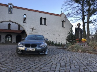 AUTO DO ŚLUBU BMW E60 535d BI TURBO - 400zł całość bez limitu czasu !  Rotmanka