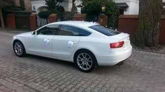 Białe Audi A5 Nieporęt