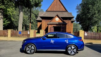 Mercedes biały kameleon lub GLC Coupe Łódź