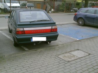 zdjecie przykladowe FSO POLONEZ z ostatnich lat produkcji Lębork