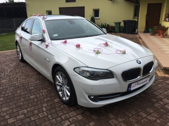 Auto Do Ślubu Białe BMW F10 Łódź