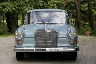 Auto Mercedes W110 Skrzydlak do Ślubu filmu zdjęć Ciechanów