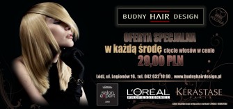 BUDNY HAIR DESIGN - Salon Expert L'Oreal Łódź