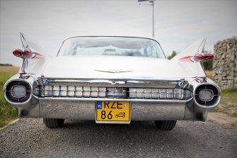 Cadillac Deville 1959 tył. Rzeszów