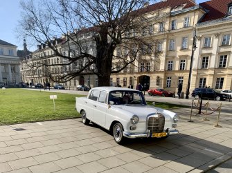 Zabytkowy Mercedes do Ślubu Warszawa