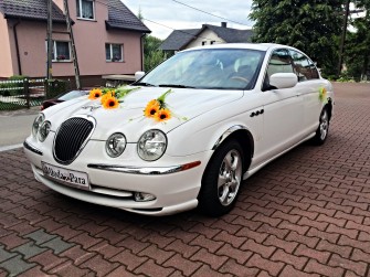 Jaguar S Type do ślubu. Zawiercie 