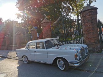Mercedesem  do ślubu W110 i W111  ,auta retro  na wesele,  Włocławek