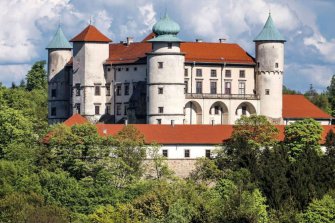Zamek w Wiśniczu 10 km Uszew