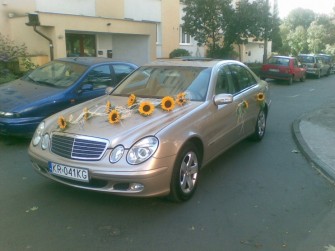 Luksusowy ZŁOTY Mercedes E-klasse Kraków