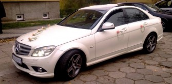 Biały Mercedes do ślubu  Żyrardów