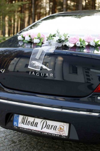 Pięknym Jaguarem do ślubu Łapy