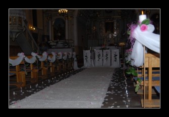 Pracownia Sukien Ślubnych MEGI Dekoracje Kościołów i sal Koło