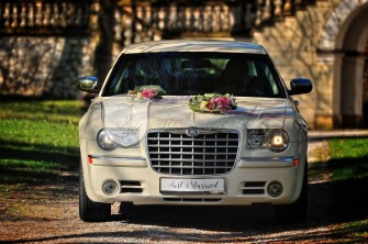 Just Married - Auto do ślubu Chrysler 300c  Rzeszów