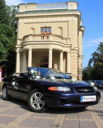 Duży i wygodny kabriolet na Twój Ślub! Prestiż, elegancja i wygoda. Kalisz