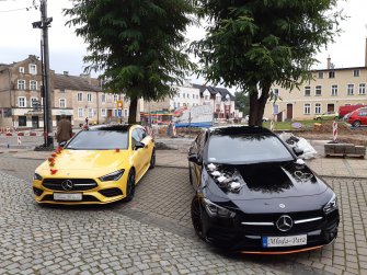 2 Mercedesy CLA 4Matic Black & Yellow. Gdańsk