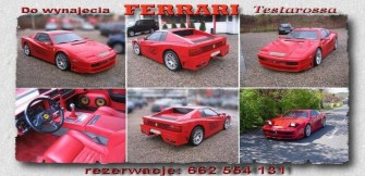 Ferrari, Chryslery, BMW do ślubu Rzeszów