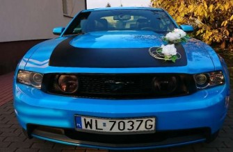 Mustangiem do ślubu Legionowo