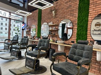 Wnętrze Sylvan Barbershop Białystok
