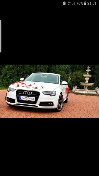 Auto do Ślubu Audi A5 Quattro Jodlownik