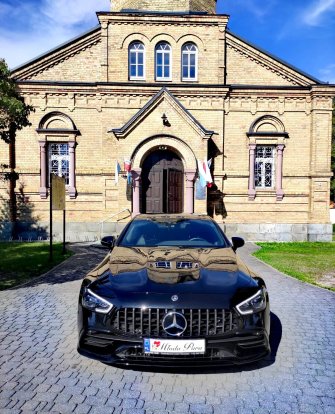  Do Ślubu Piękny Mercedes AMG 4door Białystok