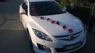 Biała Mazda 6  Toruń