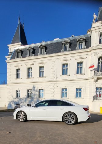 Białe Audi A6 Auto do ślubu Samochód na ślub wesele  Zielona Góra
