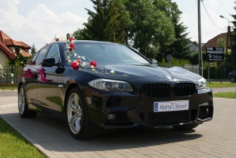 Limuzyna Auto do ślubu BMW 5 F10 - Wesela Mazowieckie Warszawa