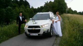 Piękny samochód do ślubu CHEVROLET CAPTIVA Pcim