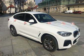 Auto do ślubu białe Łódź